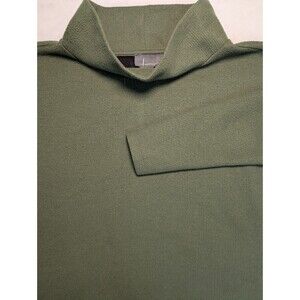 Anthropologie Theresa Tunic Top Military Green Size Small 3/4 Sleeves Basic